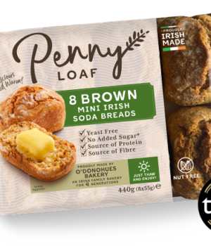 8 pack of brown Penny Loaf soda breads
