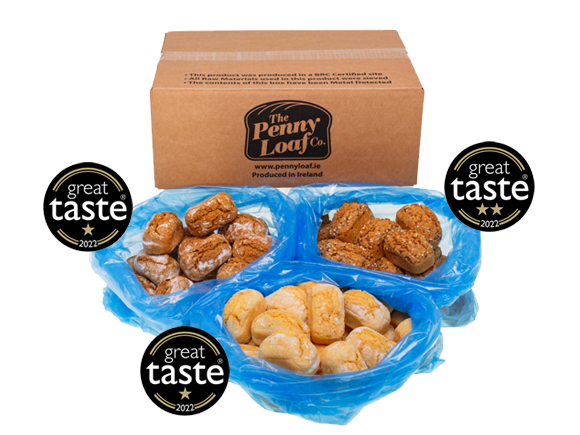 Catering pack mixed bags of Penny Loaves